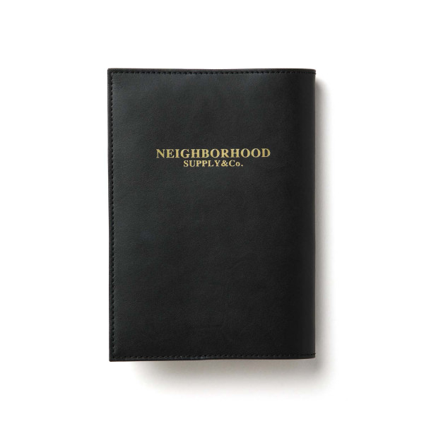 Neighborhood Leather Book Cover 262PKNH-AC04 Black
