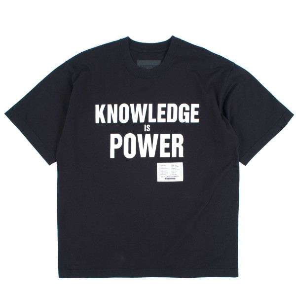 Neighborhood NH x Katharine Hamnett SS-4 T-Shirt 261PCKHN-CSM04 Black