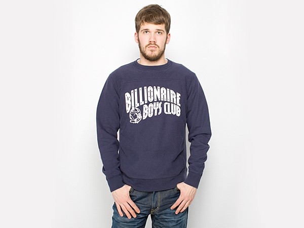 Billionaire Boys Club Side Rib Classic Curve Logo Sweatshirt