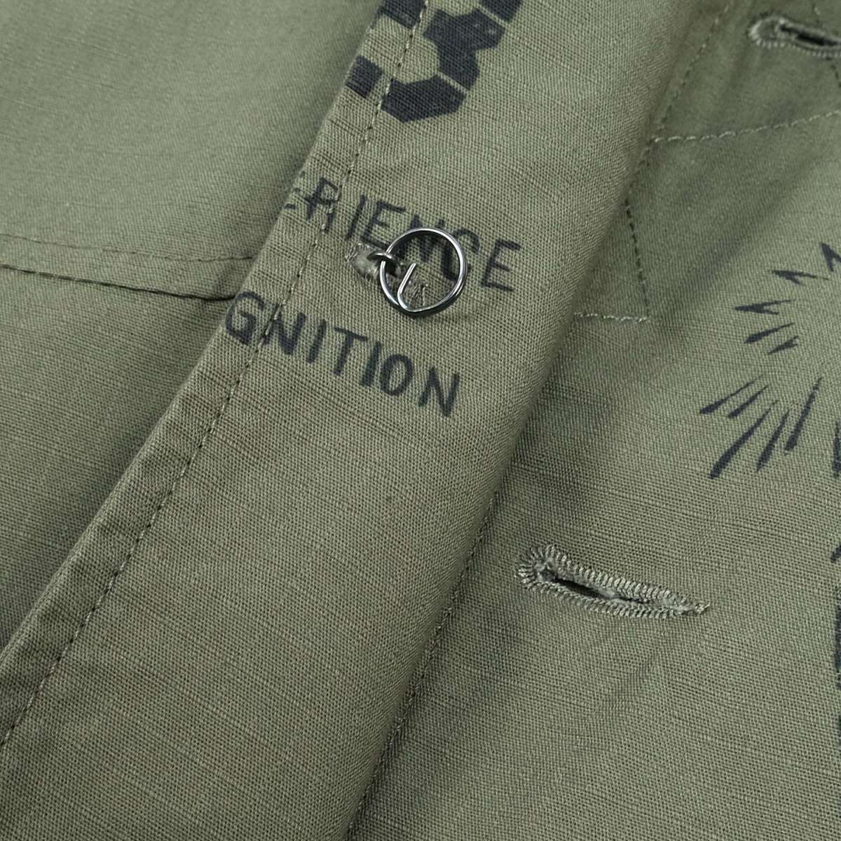 ジャケット・アウター Bedford Jacket Graffiti Print Flat Twill Bedford Jacket Graffiti Print Flat Twill