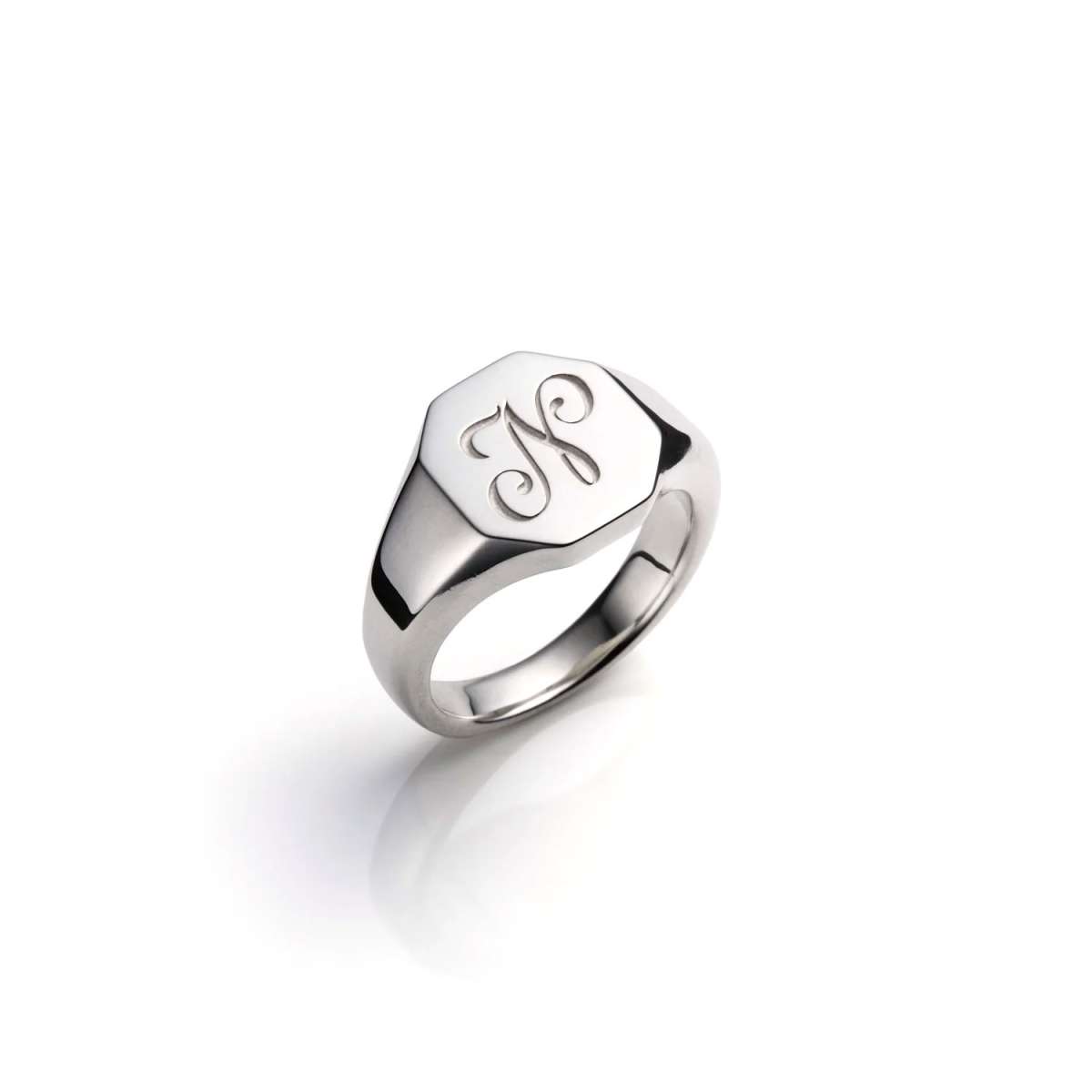 College Pinky Ring Quartz【Silver925】(Silver) | WIZBLE