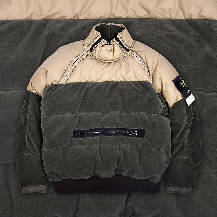 stone island velvet down