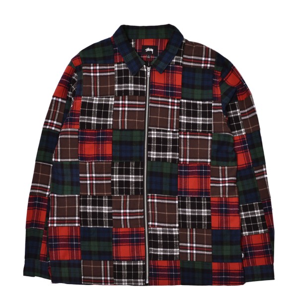 stussy patchwork coat