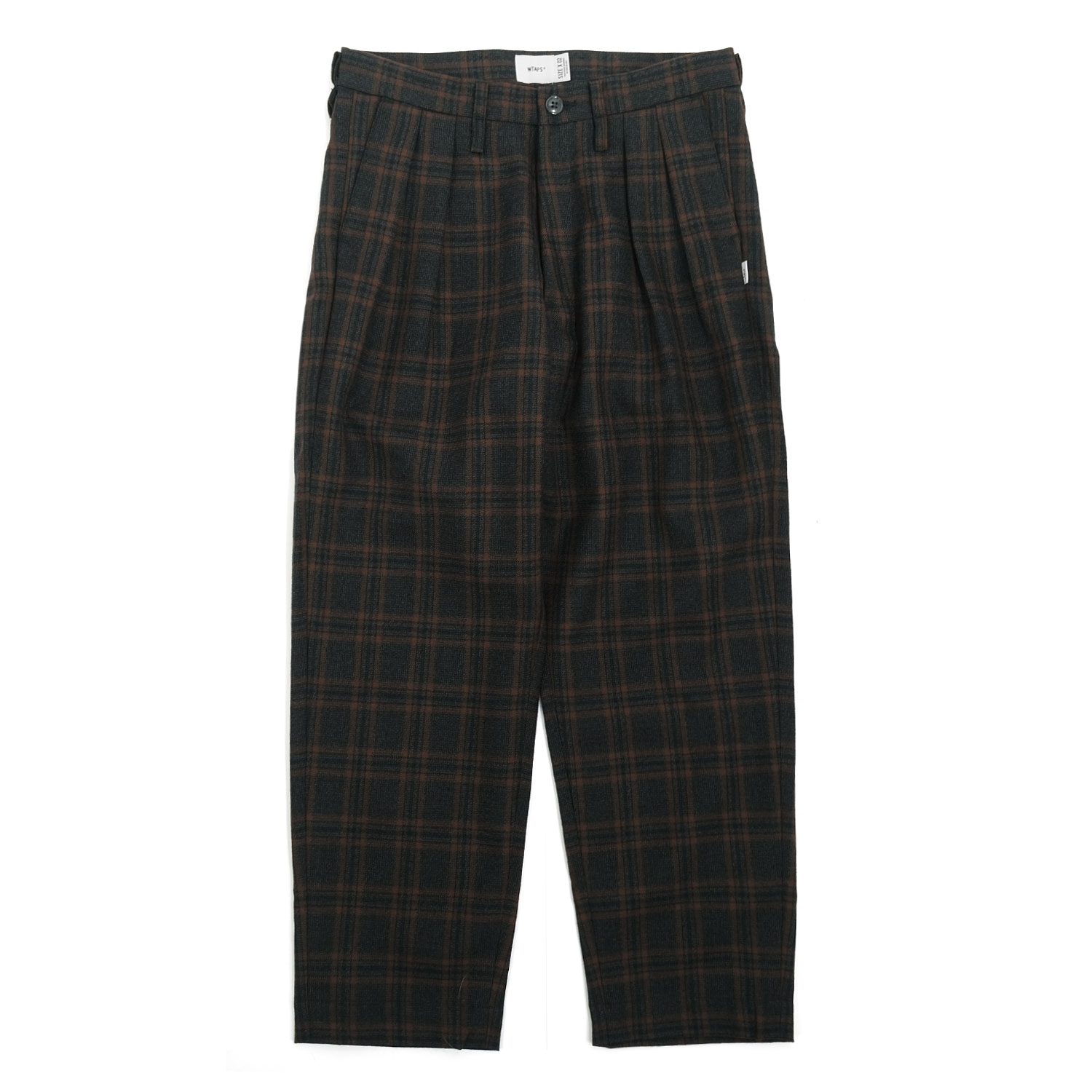 WTAPS TUCK /TROUSERS/ WOOL.TWEED.TEXTILE-