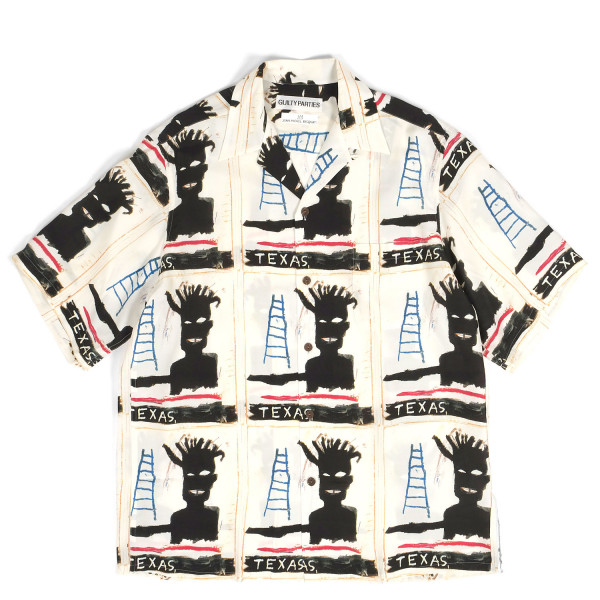 Wacko Maria Jean-Michel Basquiat Hawaiian Type-3 Shirt BASQUIAT-WM-HI14