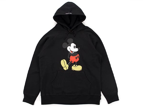 Supreme Mickey Raglan Hooded Sweatshirt