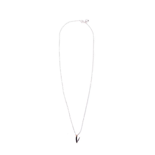Undercover Silver Switchblade Necklace