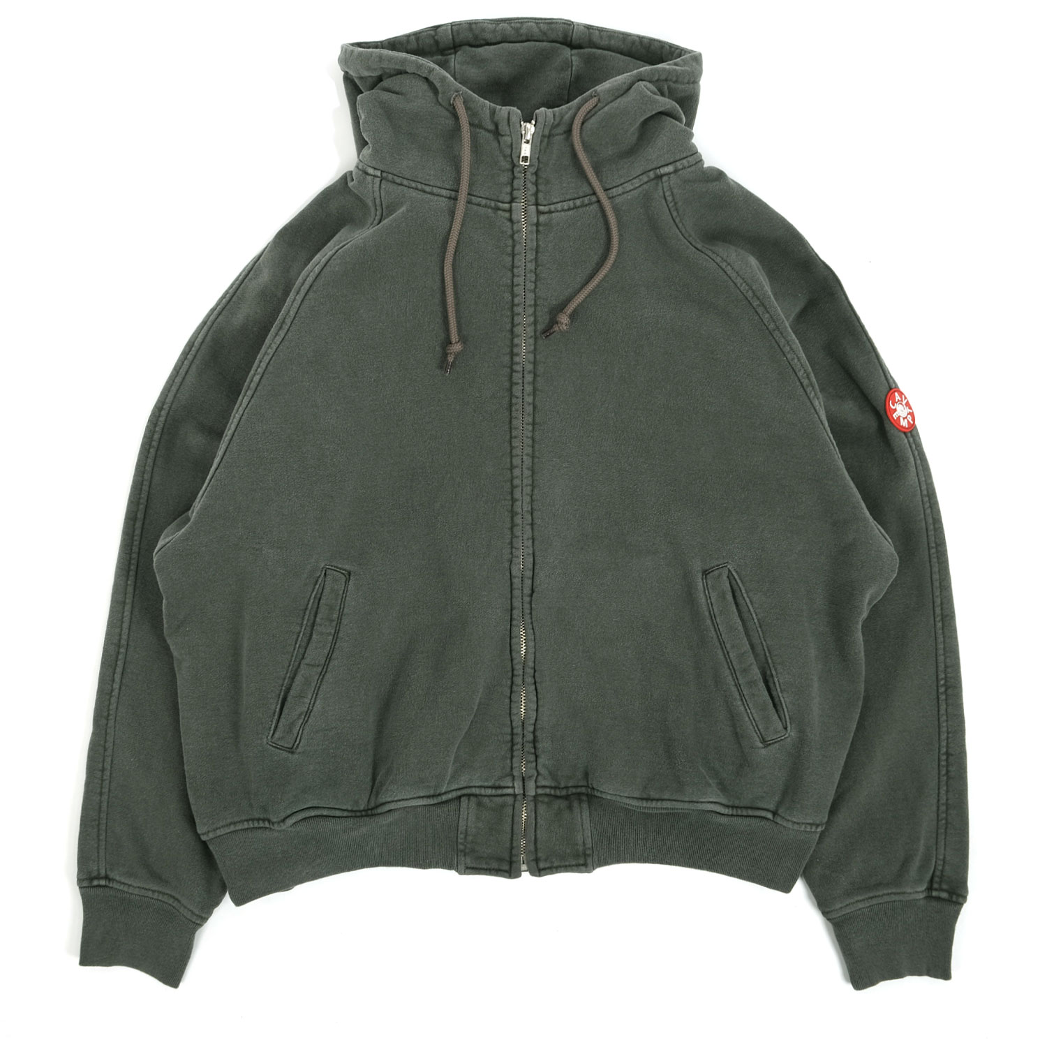 C.E CAVEMPT OVERDYE ZIP BIG HEAVY HOODY-