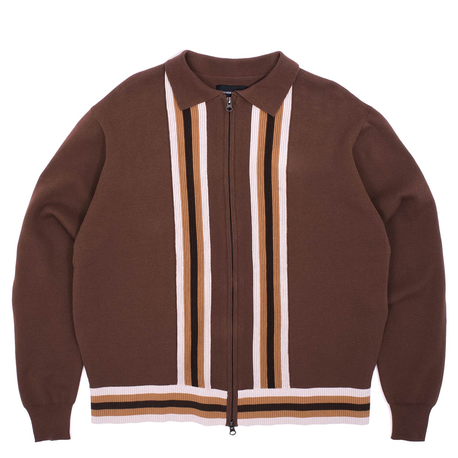 Maiden Noir Longsleeve Zip Polo Knit 