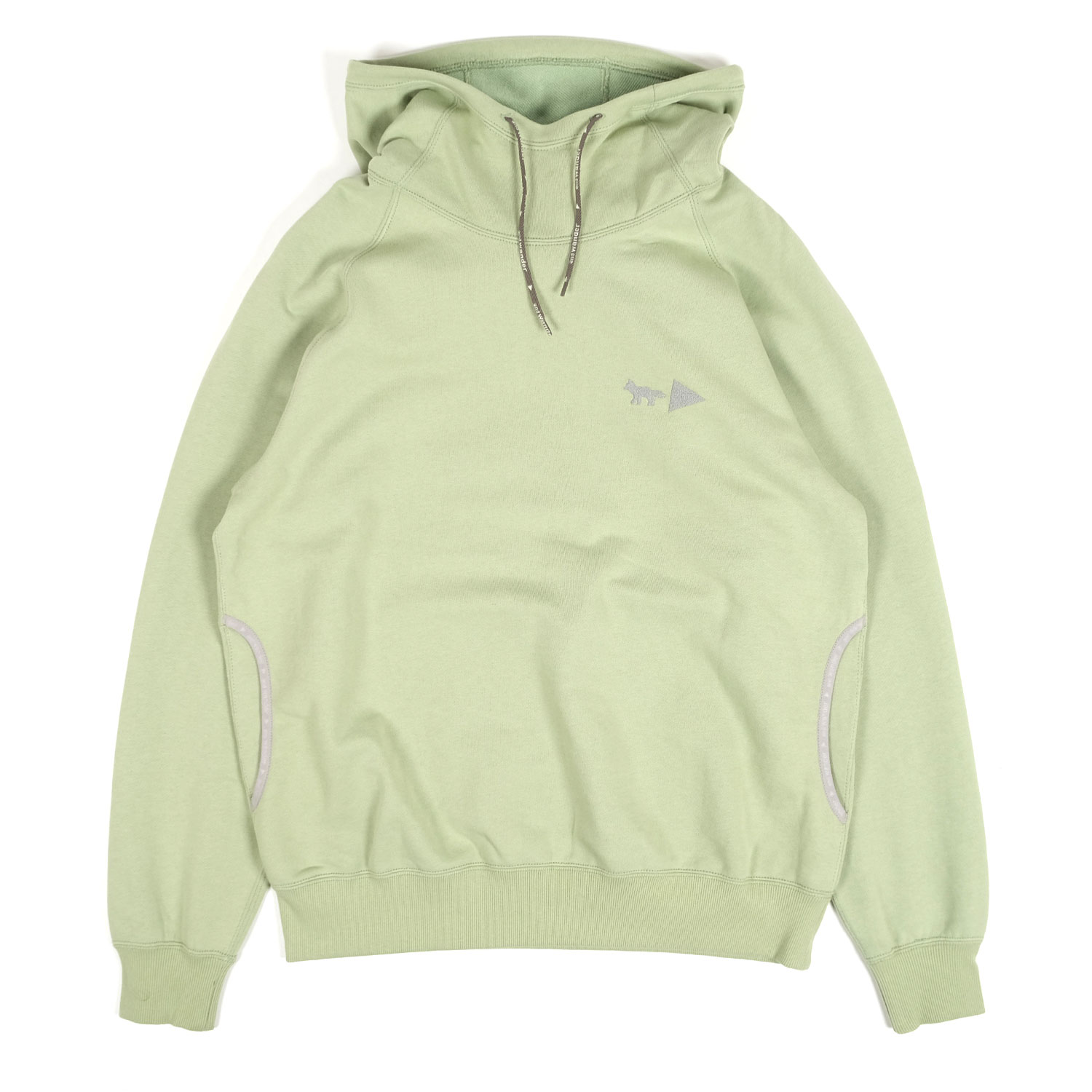 and Wander Maison Kitsune Dry Cotton Hooded Sweatshirt