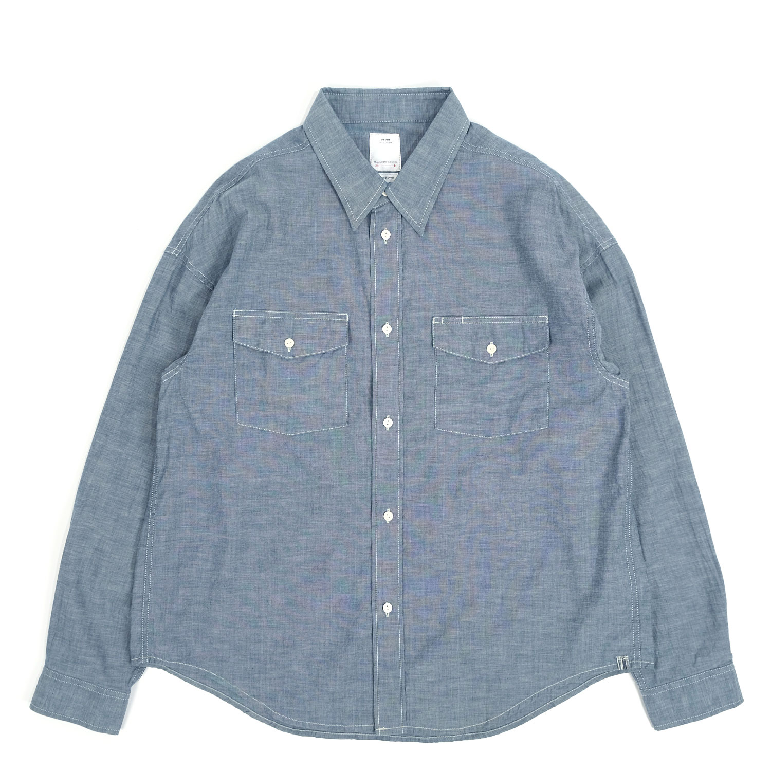 Visvim Pioneer Chambray Longsleeve Shirt (C/S) | FIRMAMENT