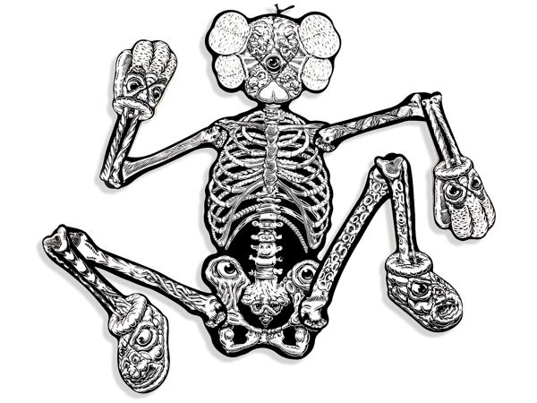 Original Fake Mark Dean Veca Skeleton Ornament