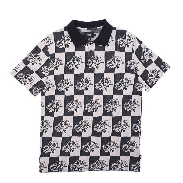 Stussy Rose Block Jacquard Shortsleeve Polo