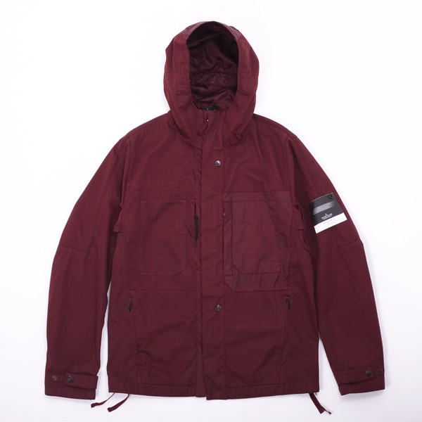 Stone Island Shadow Garment Dyed Raso-R 3-Layer Hooded Jacket
