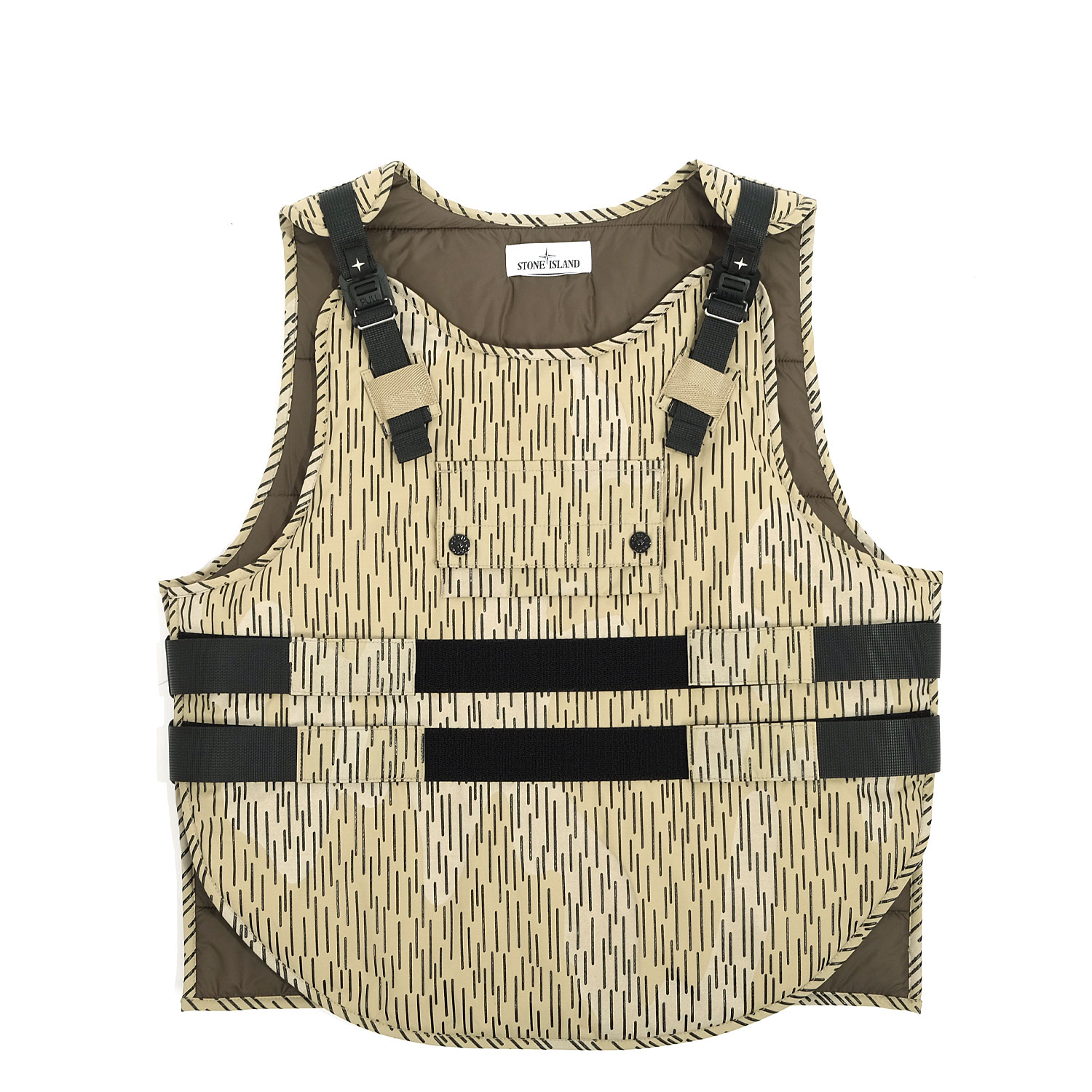 Stone island camo best sale vest