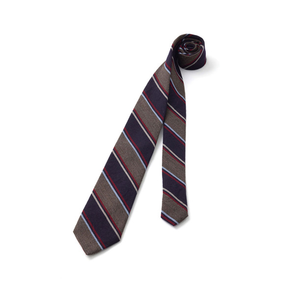Visvim Stripes Necktie 0126203003002 Navy