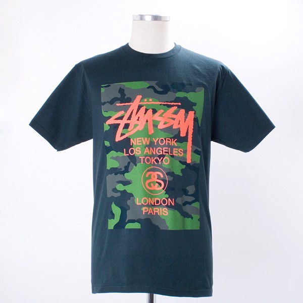 stussy camo tee