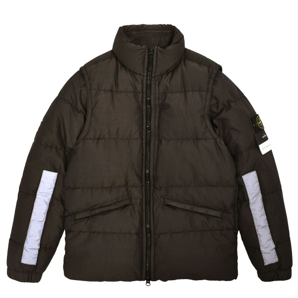 Stone Island Cotton Metal Watro Reflective Jacket