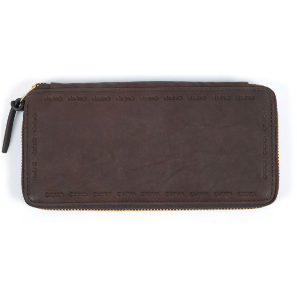 Visvim Leather Long Wallet 0126103003024 Dark Brown