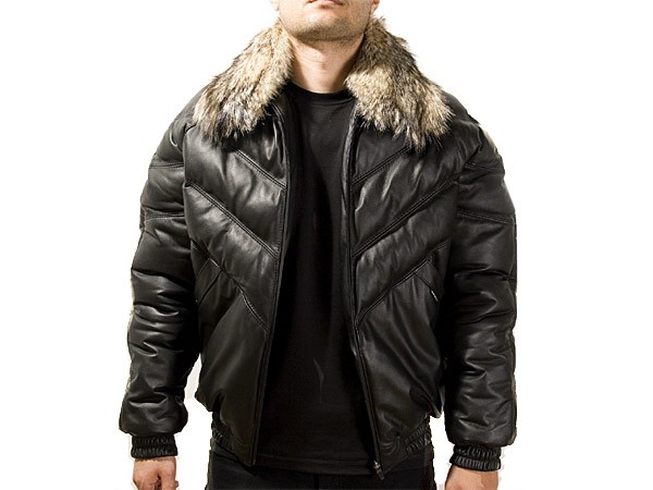 Living Mutants Stealth Generation Leather Down Jacket