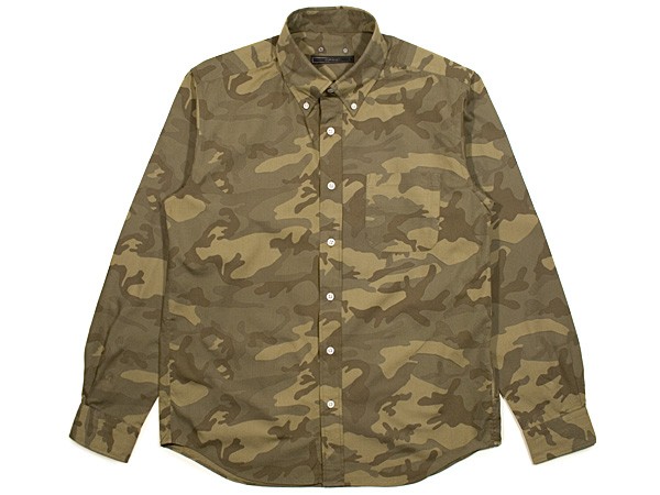 Sophnet Button Down Camouflage Shirt