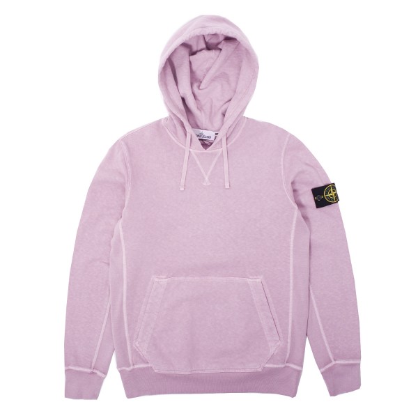 Stone Island Garment Dyed Hooded Sweatshirt