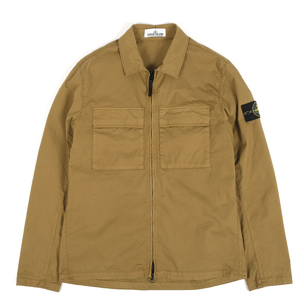 Stone Island Supima Cotton Zip Overshirt 781510210.V0098