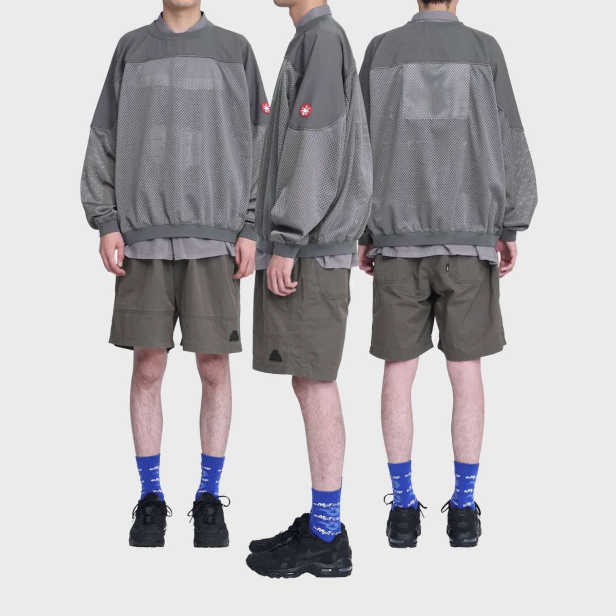 Cav Empt Mesh Track Crew Neck Sweatshirt | FIRMAMENT