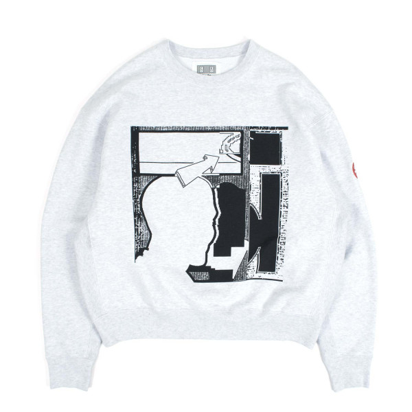 Cav Empt MD Adddata Crew Neck Sweatshirt CES29CS03 Grey