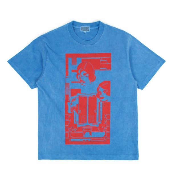 Cav Empt Overdye MD Siteseer T-Shirt CES29T14 Blue