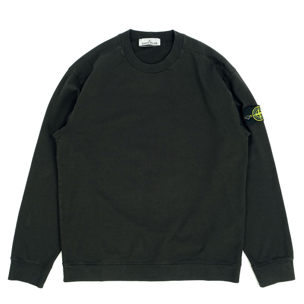 Stone Island Garment Dyed Heavy Cotton Longsleeve T-Shirt