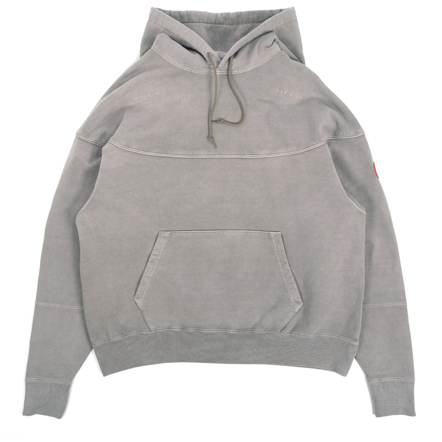 Cav Empt Overdye Round Cut Heavy Hooded Sweatshirt | FIRMAMENT