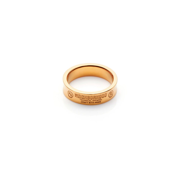 Neighborhood Gold Plain Ring 232IVNH-AC02