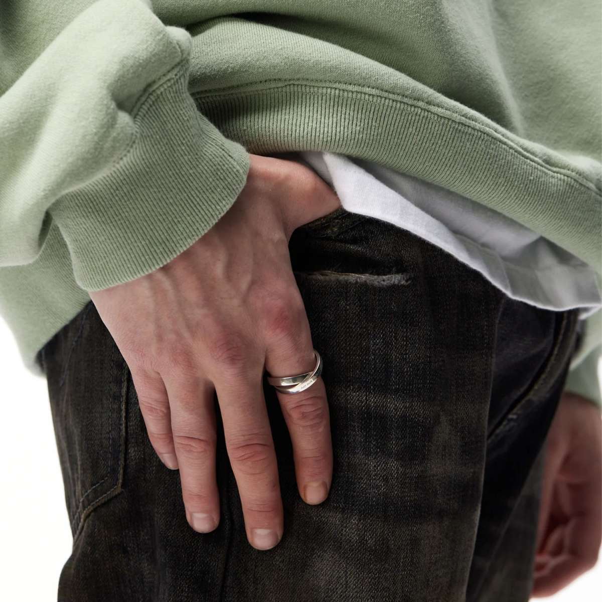 Neighborhood Silver Double Ring | FIRMAMENT - Berlin Renaissance