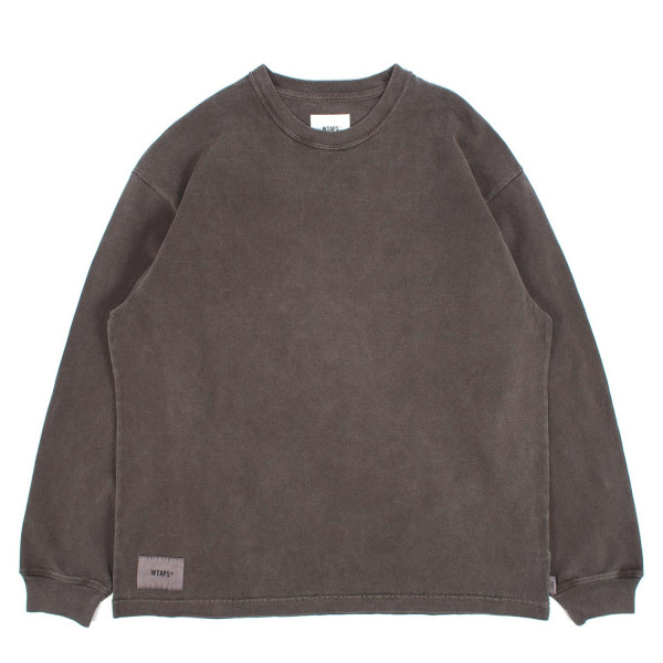 Wtaps Sign-OD Longsleeve T-Shirt 261ATDT-CSM08 Brown