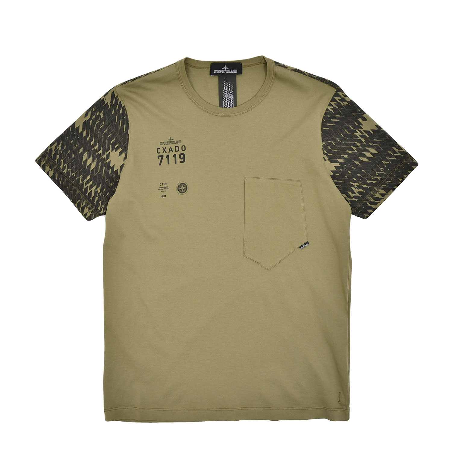 Stone Island Shadow Project Printed Catch Pocket T Shirt