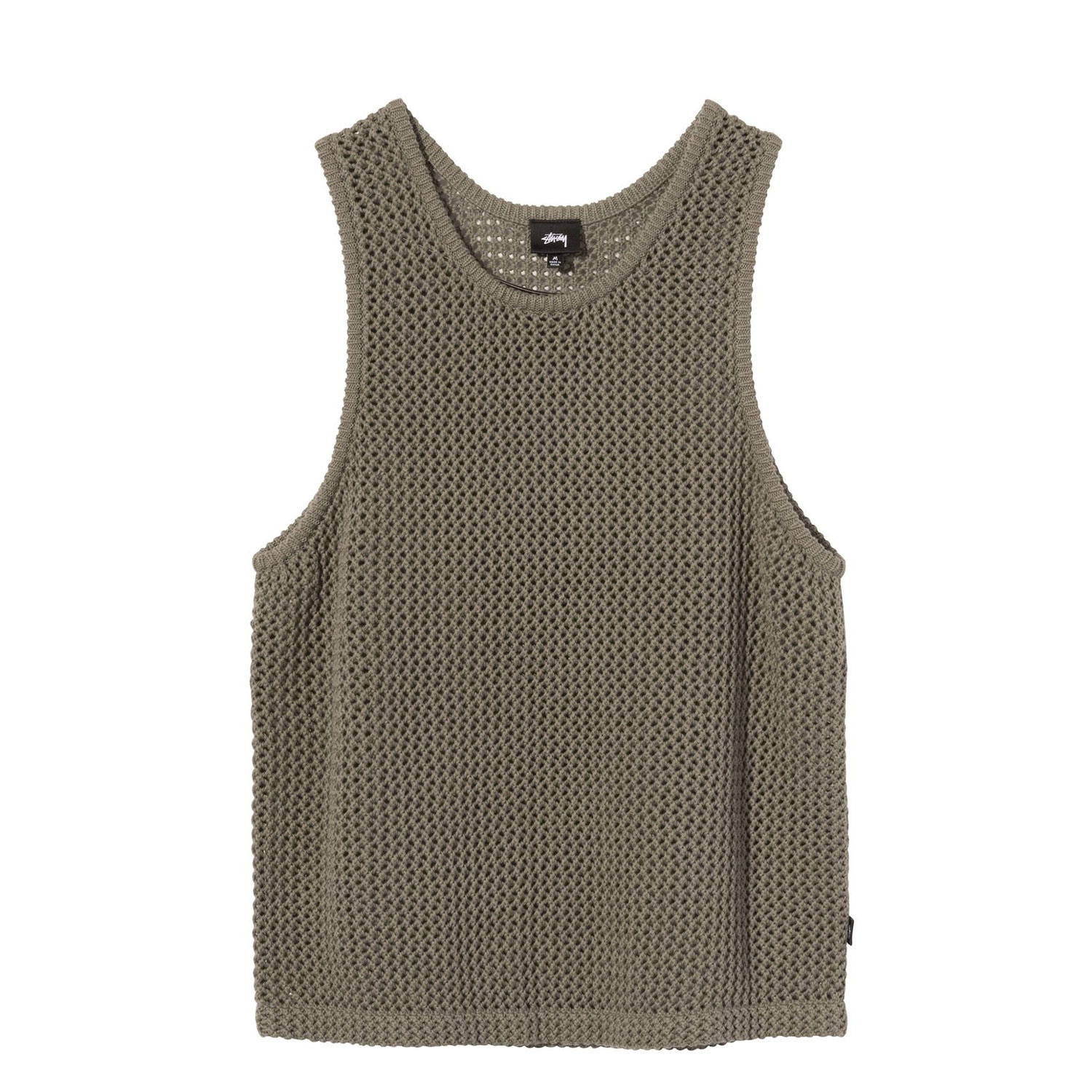 stussy ODYED MESH TANK XL メッシュタンク ニットベスト-