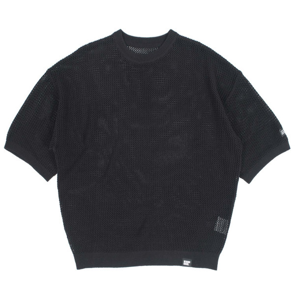 Neighborhood Mesh Knit Shirt 261FCNH-KNM02 Black