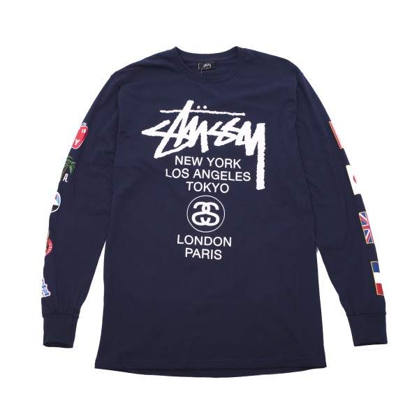 Stussy WT Flags Longsleeve T-Shirt