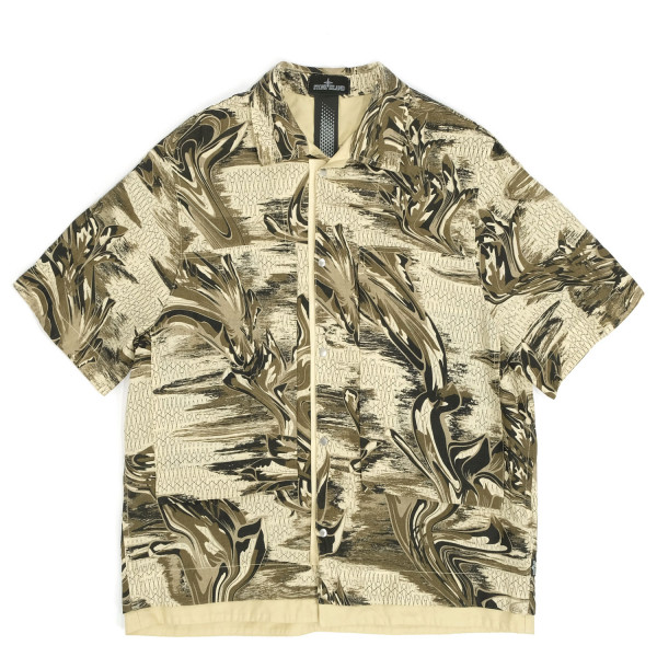 Stone Island Shadow Project Guayabera Shortsleeve Shirt