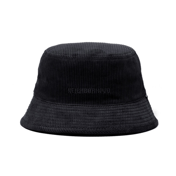 Neighborhood Corduroy Bucket Hat 252YGNH-HT03 Black