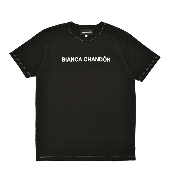 Bianca Chandon Contrast Stitch Logotype T-Shirt