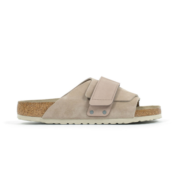 Birkenstock Kyoto SFB Nubuck-Suede 1019205 Taupe Grey