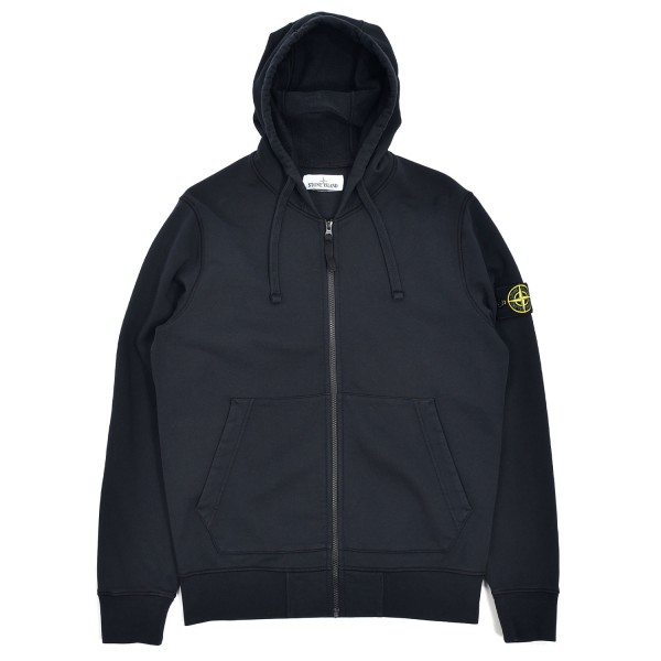 Stone Island Zip Hooded Sweatshirt