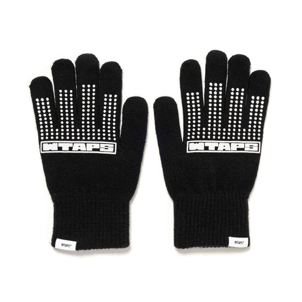 Wtaps GRB Knit Gloves 252PNDT-AC01 Black
