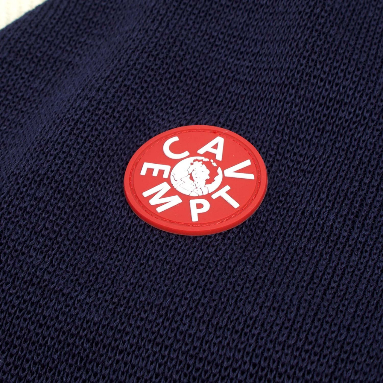 CAV EMPT 하프 버튼 업 니트 스웨터