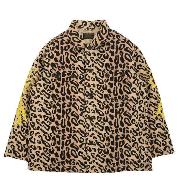 Wacko Maria Tim Lehi Leopardcamo Army Type-1 Overshirt