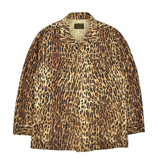 Wacko Maria Leopard Fatigue Jacket Type-6