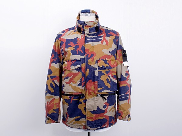 Stone Island Cotton Camouflage M 65 Jacket FIRMAMENT Berlin