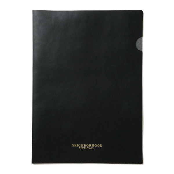 Neighborhood Leather Document Case 262PKNH-AC03 Black